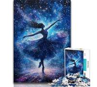 Puzzle Ballerine Galactique pour Adultes 1000 Pièces, Jeu de Puzzle pour Famille, Décoration Murale, Cadeaux d'anniversaire et de Noël Uniques 75x50cm