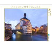 CALVENDO Puzzle Bamberg, Hôtel de Ville | 1000 pièces Taille de la Pose 64 x 48 cm Puzzle Photo pour des Heures heureuses