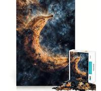 Puzzle Banane Nébuleuse Spatiale pour Adultes 1000 Pièces Jeu de Réflexion Passe-Temps Calme Assemblage d'image Joli Cadeau (50x75cm)