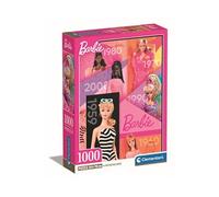 Puzzle CLEMENTONI - Scellé - BARBIE 65 ANS - 1000 Pièces - 70 x 50 Cm