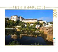 Puzzle · Barockes Schloss in Weilburg an der Lahn | Schloss im Spiegelbild in der Lahn · 2000 pièces · Format assemblé 90 × 67 cm · CALVENDO Puzzle
