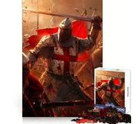 Puzzle Bataille des Croisades 1000 pièces pour Adolescents Améliore la mémoire Évasion paisible Découpe de précision Cadeau attentionné (50x75cm)