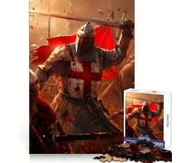 Puzzle Bataille des Croisades 1000 pièces pour Adolescents Stimule la créativité Facile à Assembler Bords précis Idée Cadeau de Noël (38x26cm)