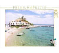 Puzzle · Bateaux de pêche dans Le Port de Kokkari | Samos, la beauté des îles grecques · 1000 pièces · Format assemblé 64 × 48 cm · CALVENDO Puzzle