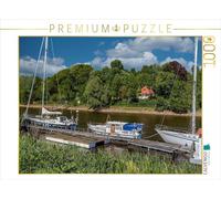 Puzzle · Bateaux de Plaisance sur Les rives de la Lesum à St. Magnus | 1000 pièces · Format assemblé 64 × 48 cm · CALVENDO Puzzle