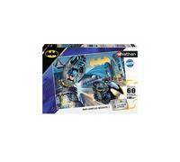 Nathan - Puzzle enfants - 60 pièces - Batman, le chevalier noir - Fille ou garçon dès 6 ans - Puzzle de qualité supérieure - Carton épais et résistant - Aventure - 86223