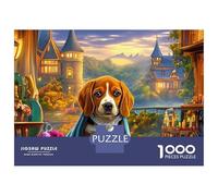 Puzzle Beagle 1000 pièces « Cabine curieuse » en Carton recyclé - Idéal pour se détendre en Famille, se divertir à la Maison ou Faire Un Jeu de société. 1000 pièces, 38 x 26 cm.