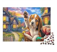 Puzzle Beagle 1000 Pièces Carton Épais Papillon près du Nez Super Difficile Cerveau-Testeur Ados 12-18 70x50cm