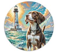 Puzzle Beagle 1000 Pièces en Carton pour Adultes Enfants Jeu D’activité Intérieure Puzzles Jeu Éducatif Cadeau Original Décoration Intérieure 1000pcs (67.5x67.5cm)