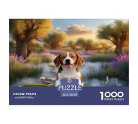 Puzzle Beagle 1000 Pièces pour Adultes Et Enfants, Antistress, Développe La Concentration, Puzzle Zone Humide, Home Decor, Cadeau Anniversaire 52x38cm/1000pcs