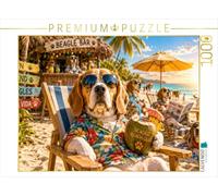 Puzzle · Beagle Beach Club | Où les chiens aux oreilles tombantes passent leurs vacances · 1000 pièces · Format assemblé 64 × 48 cm · CALVENDO Puzzle