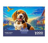 Puzzle Beagle Premium en Papier de 1000 pièces, conçu pour Les Adultes et Les Adolescents. Thème : Ville des Contes. Ludique et éducatif. Idéal comme Cadeau. 38 x 26 cm / 1000 pièces.