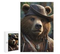Puzzle Bear Pirate Captain, 1000 PCS, Activité Créative À La Maison, comme Loisir D’Hiver Relaxant en Famille, À La Maison