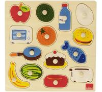 Puzzle Bébé Aliments De Cuisine Beige TU