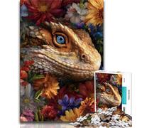 Puzzle bébé Dragon Fleur pour Adolescents, 1 000 pièces, Jeux Amusants, Chaque pièce est Unique - Jeu Familial Stimulant (38x26cm)