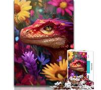 Puzzle bébé Dragon Fleur pour Adolescents, Jeu éducatif et Stimulant, idéal comme Cadeau pour Toute la Famille (38x26cm)