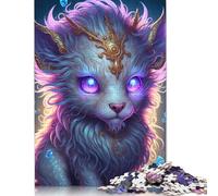 Puzzle bébé Dragon Mignon pour Adolescents 1000 pièces Puzzle Cadeaux de Noël Casse-tête pour Adultes 1000 pièces (75 x 50 cm)