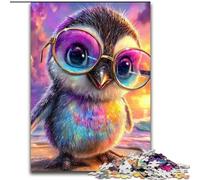 Puzzle Bébé Pingouin 1000 pièces pour Adultes et Adolescents, Jeux de détente pour renforcer l'amour Entre Couples (à partir de 14 Ans) (26x38cm)