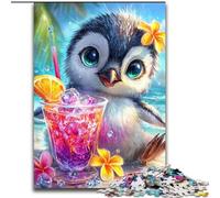 Puzzle bébé Pingouin pour Adolescents 1000 pièces, Jeux éducatifs, décoration d'intérieur, idéal pour la décoration de Bureau (26x38cm)