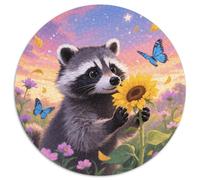 Puzzle Bébé Raton 1000 Pièces en Carton pour Adultes Jeu D’activité Intérieure Casse-tête Bébé Raton Tournesol Cadeau Enfant Home Decor 1000pcs (67.5x67.5cm)