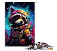 Puzzle bébé Robot Raton Laveur 1000 pièces par SplattersLots de Puzzles épais et colorés pour Adultes Puzzle Impossible Anti Stress pour Adolescents de 14 Ans et Plus 75 x 50 cm