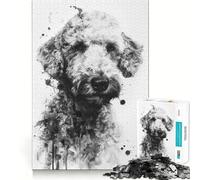 Puzzle Bedlington Terrier de 1000 pièces, coupe précise, jeu de logique, jeu de relaxation, 50 x 75 cm