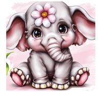 Puzzle Bel éléphant pour Adultes 1000 pièces, Artistique 65x65cm Puzzle de Bricolage pour Décoration de la Maison, Jeu éducatif Challenge Toy, Puzzles pour Adultes Enfants