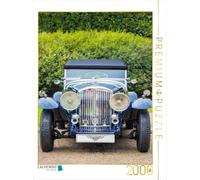 Puzzle · Bentley Derby 3,5 L (Royaume-Uni, 1935 | Une légende britannique bleu foncé, dotée de plaques et d'un… · 2000 pièces · Format assemblé 90 × 67 cm · CALVENDO Puzzle