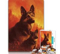 Puzzle Berger Allemand 1000 pièces pour Adolescents et Adultes activité Amusante pour la Maison Jouets pour Les Jours de Pluie Cadeaux d'anniversaire (26x38cm)