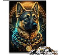 Puzzle Berger Allemand 1000 pièces pour Adultes et Adolescents, Anti-Stress, pour Passer Le Temps à la Maison, avec Affiche et fiche de Questions-réponses Assorties 26x38cm