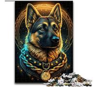 Puzzle Berger Allemand 1000 pièces pour Adultes, Jeu Stimulant et Familial avec Affiche et fiche de Questions-réponses 50x75cm