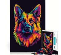 Puzzle Berger Allemand Arc-en-Ciel pour Adolescents 1000 Pièces Jeu de logique et de développement du Sens de l'équilibre Découpe précise (38x26cm)