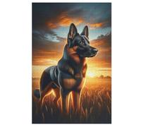 Puzzle Berger Allemand Puzzles pour AdultesPuzzles en Bois De 1000 Pièces Adultes Cadeaux Jeu Stimulant （78×53cm）