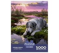 Puzzle Berger Anglais Ancestral 1000 Pièces pour Adultes Et Enfants, Défiant Et Stimulant, Casse-tête Toundra, Décoration Intérieure, Cadeau Adulte 38x26cm/1000pcs