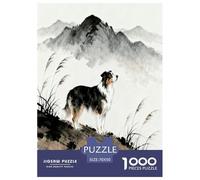 Puzzle Berger Australien 1000 Pièces pour Adultes Et Enfants, Jeu De Famille, Casse-tête Style Peinture à l'Encre, DéCoration, Cadeau Anniversaire 70x50cm/1000pcs