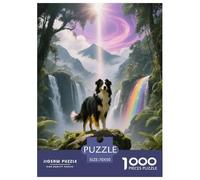 Puzzle Berger Belge 1000 Pièces en Carton pour Adultes Jeu D’activité Intérieure Puzzle Chien Forêt Cadeau Famille Décoration Intérieure 70x50cm/1000pcs