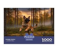 Puzzle Berger Belge 1000 Pièces pour Adultes Et Enfants, Défi Stimulant, Entraînement Cérébral, Puzzles Forêt d'Épicéas, Home Decor, Cadeau Famille 70x50cm/1000pcs