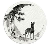 Puzzle Berger Belge 1000 Pièces pour Adultes Et Enfants, Jeu De Famille, Puzzles Bois au Lavis d'encre, Home Decor, Cadeau Enfant 1000pcs (67.5x67.5cm)