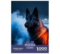 Puzzle Berger Belge 1000 Pièces pour Enfants Et Adultes, Jeu Ludique Et Instructif, Puzzles Arrière-Plan Brumeux, DéCoration, Cadeau Famille 52x38cm/1000pcs