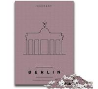 Puzzle Berlin Allemagne pour Adultes 2000 pièces, Cadeau d'anniversaire pour Tuer Le Temps, décoration Murale pour 14 Ans et Plus (2000 pièces, 70x100cm)