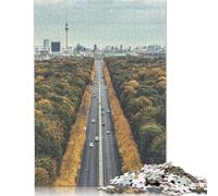 Puzzle Berlin, défi Difficile, Puzzle en Carton 100% recyclé, idéal pour Les Cadeaux de Noël des Adultes, 1 000 pièces (75 x 50 cm)