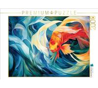 Puzzle · Betta Fisch | Peinture expressionniste · 2000 pièces · Format assemblé 90 × 67 cm · CALVENDO Puzzle