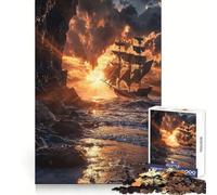 Puzzle Beyond The Horizon pour Adultes, 1000 pièces, Exercice de raisonnement, Loisirs paisibles, Cadeau saisonnier idéal (38x52cm)