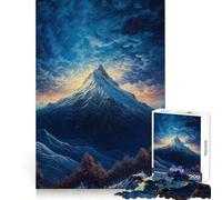 Puzzle Beyond The Mountain 1000 pièces pour Adultes Stimulation mentale Passe-Temps agréable Assemblage précis pour Les fêtes (38x26cm)