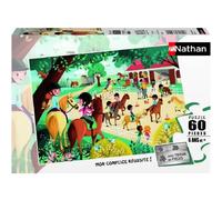 Nathan Puzzle – Bienvenue au Centre équestre – 60 pièces – Dès 6 ans – Trieur inclus