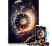 Puzzle Big Bang of Time - 1000 pièces - Superbe élément de décoration - Jouet d'adresse créatif, facile - 50 x 75 cm