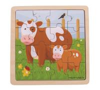 Puzzle Bigjigs Toys - Vache et veau