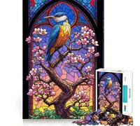 Puzzle Birdie Smooth Cut 1000 pièces, jeu cognitif, cadeau, temps de jeu relaxant, cadeau d'anniversaire (50 x 75 cm)