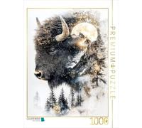 Puzzle · Bison | 1000 pièces · Format assemblé 64 × 48 cm · CALVENDO Puzzle