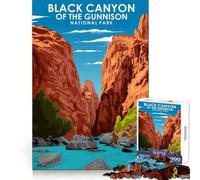 Puzzle Black Canyon The Gunnison 1000 pièces pour Adultes Un pour se détendre, s'amuser et Profiter de Bords Nets (50x75cm)